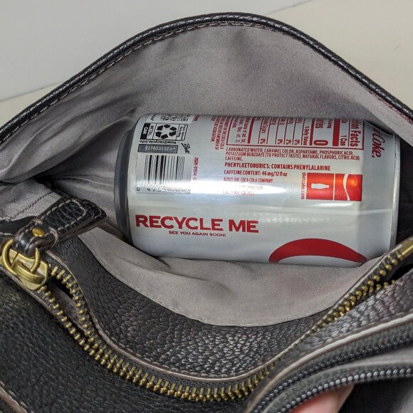 Fossil Genuine Leather Crossbody Hobo Pebbled Leather Nice Soft Marissa Tessa - Picture 10 of 11